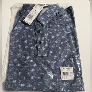 NWT: Adidas Ultimate365 Novelty Golf Polo, Navy, size Medium